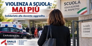 Scopri di più sull'articolo DOCENTE AGGREDITA A ROMA DA UNO STUDENTE: ELVIRA SERAFINI – SNALS CONFSAL: RIMETTERE AL CENTRO L’EDUCAZIONE AL RISPETTO PER SALVARE LA SCUOLA