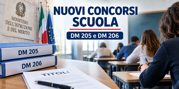 Al momento stai visualizzando NUOVI CONCORSI SCUOLA: IL MIM MODIFICA LE TABELLE DEI TITOLI DEI DM 205 E 206 DEL 2023. LE OSSERVAZIONI DELLO SNALS