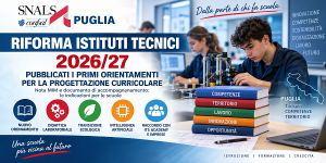 Scopri di più sull'articolo RIFORMA DEGLI ISTITUTI TECNICI 2026/27: NASCE UNA NUOVA SCUOLA DELL’INNOVAZIONE TRA COMPETENZE, FILIERA TECNOLOGICO-PROFESSIONALE E RACCORDO CON IL MONDO PRODUTTIVO